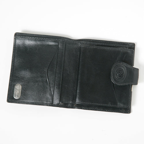 OLD Gucci  総皮縦シェリー財布（黒）