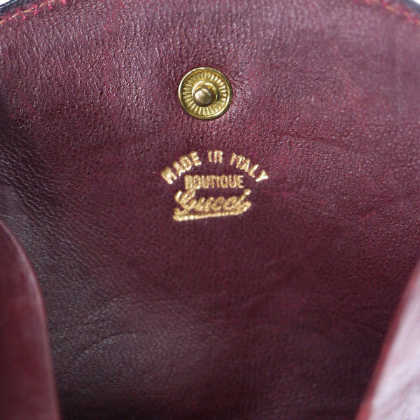 OLD Gucci GG柄ジャガードコインケース（赤） – Vintage Shop Rococo