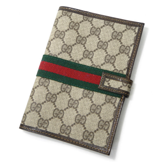 OLD Gucci シェリー パスポートケース（茶）