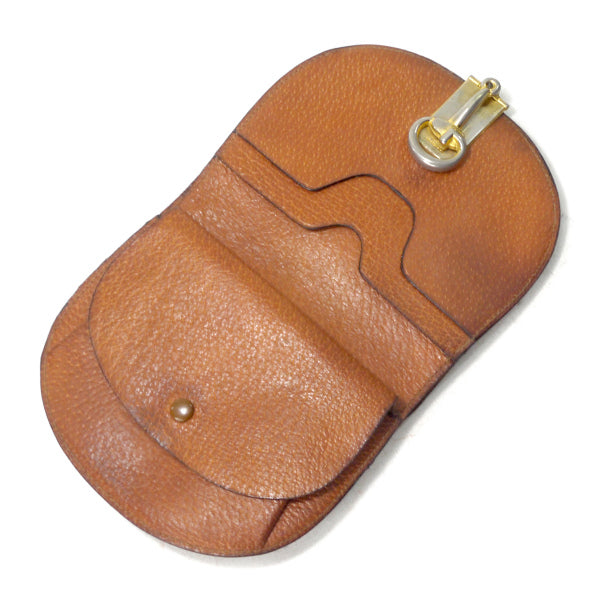 OLD Gucci シェリー×ビット留め具ラウンド折財布（ベージュ