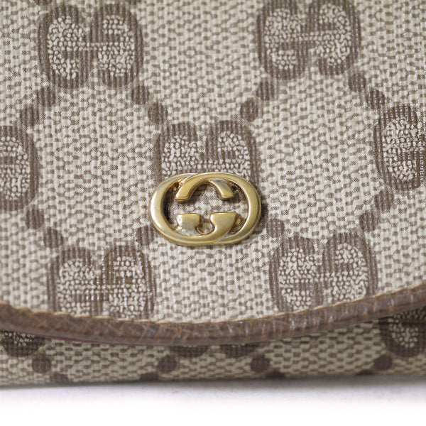 OLD Gucci GG柄コインケース（茶）