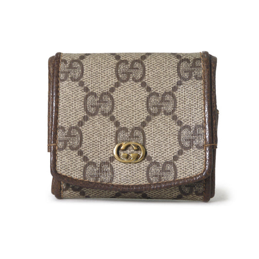 OLD Gucci GG柄コインケース（茶）