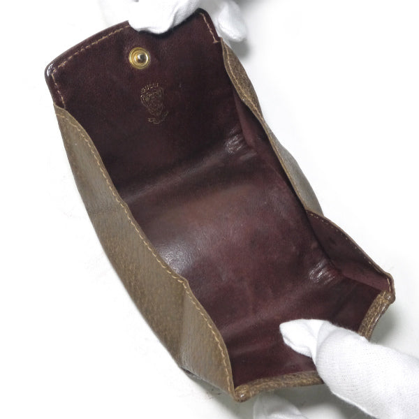 OLD Gucci GG柄コインケース（茶）