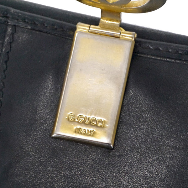 OLD Gucci　総革シェリーGG金具 折財布（黒）