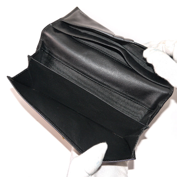 Gucci  総革タイガーヘッド長財布（黒）