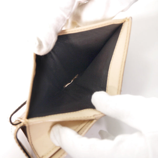 Gucci　バンブー×フローラ２つ折れ財布（ベージュ）