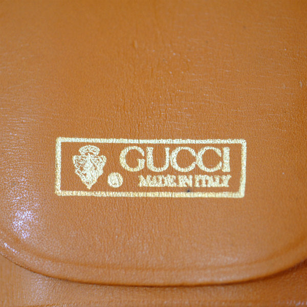 OLD Gucci フローラ キーケース（白×キャメル）