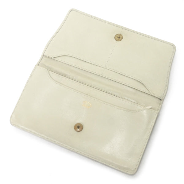OLD Gucci 70sフローラ長財布（アイボリー）