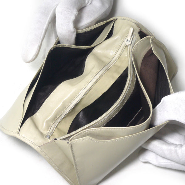 OLD Gucci 70sフローラ長財布（アイボリー）