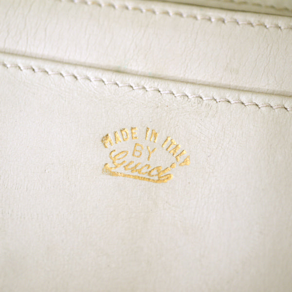 OLD Gucci 70sフローラ長財布（アイボリー）