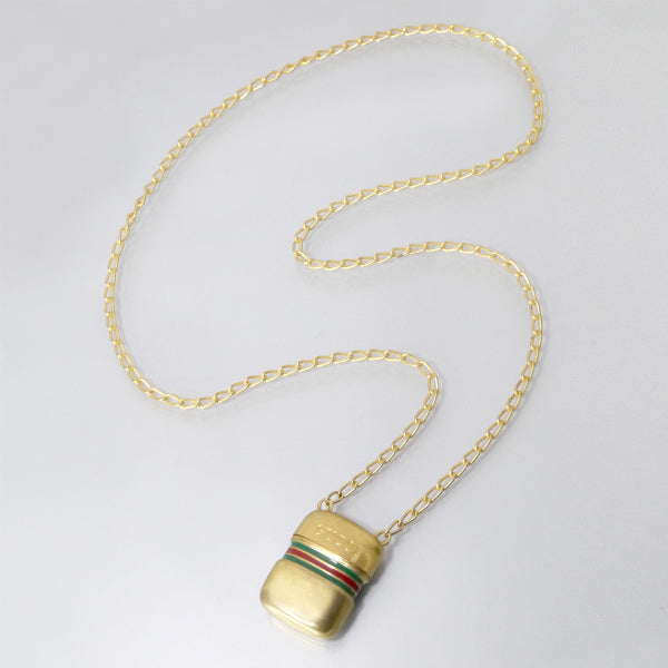 OLD Gucci　パフュームボトルネックレス（ゴールド）