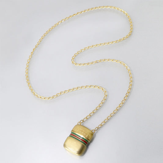 OLD Gucci　パフュームボトルネックレス（ゴールド）