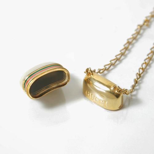 OLD Gucci　パフュームボトルネックレス（ゴールド）