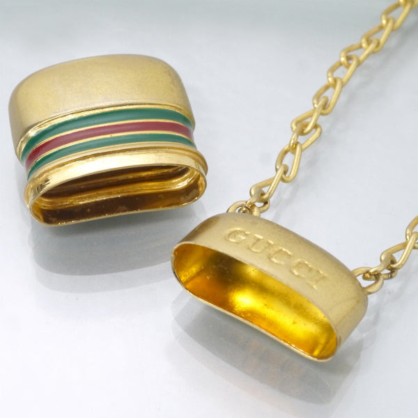 OLD Gucci　パフュームボトルネックレス（ゴールド）