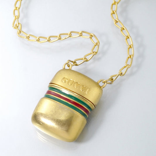 OLD Gucci　パフュームボトルネックレス（ゴールド）