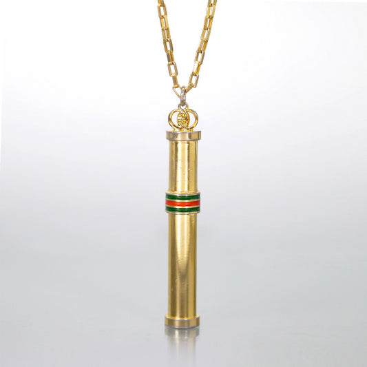 OLD Gucci　香水ボトル ネックレス（ゴールド）