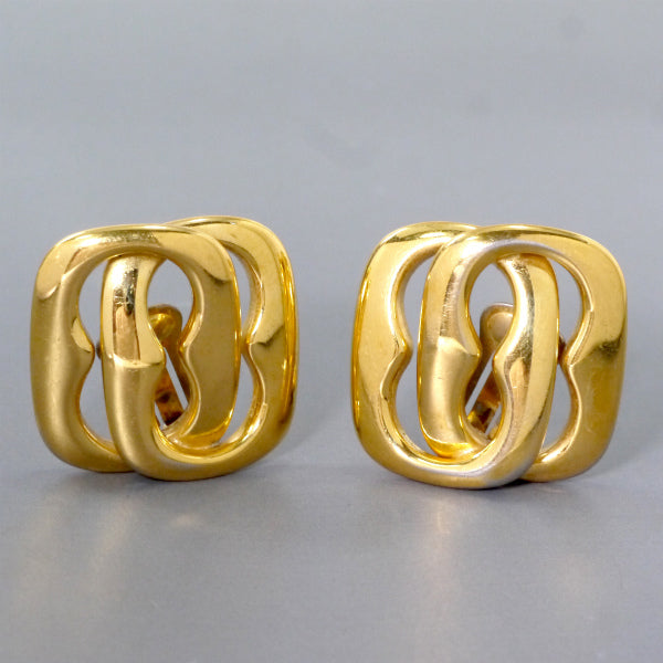 GUCCI  92年製 大ぶりイヤリング（ゴールド）