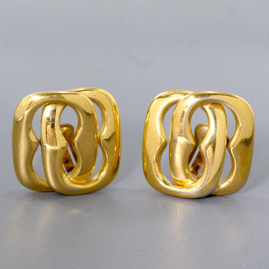 GUCCI  92年製 大ぶりイヤリング（ゴールド）