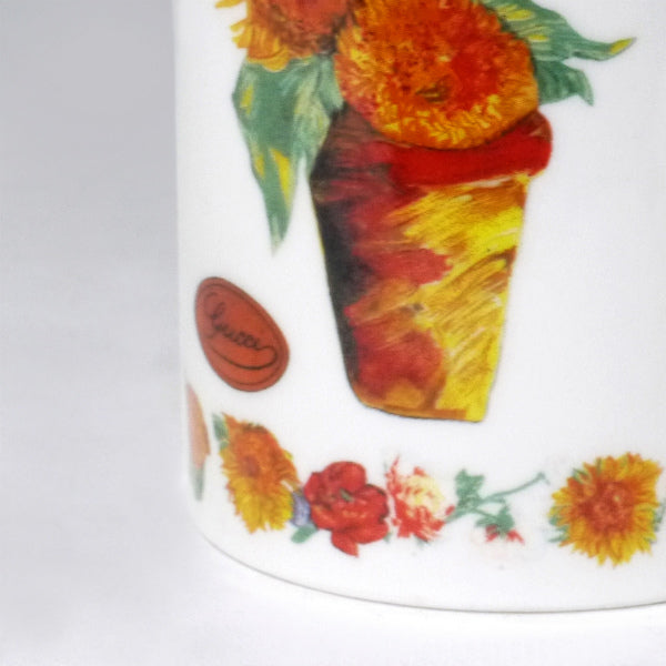 OLD GUCCI 花柄デザイン マグカップ（白）