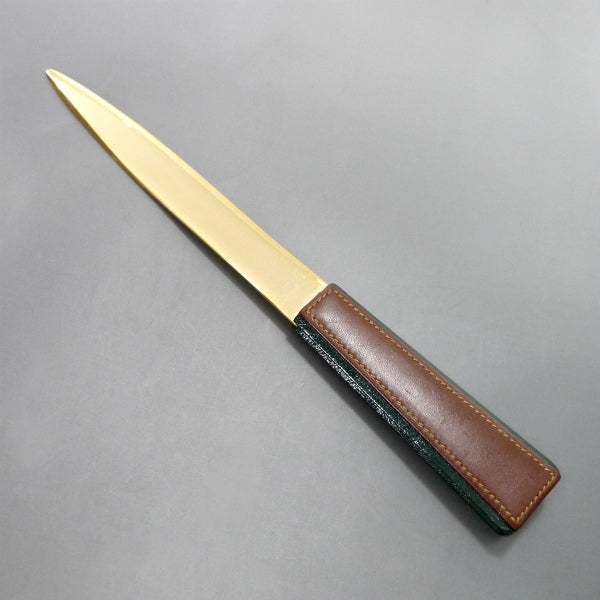 OLD Gucci　本革ペーパーナイフ（箱付き）