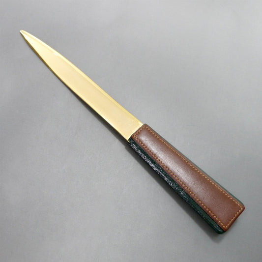 OLD Gucci　本革ペーパーナイフ（箱付き）