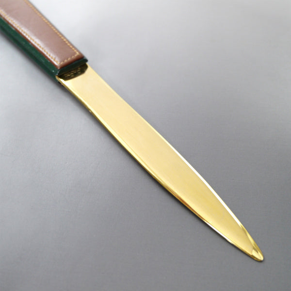 OLD Gucci　本革ペーパーナイフ（箱付き）