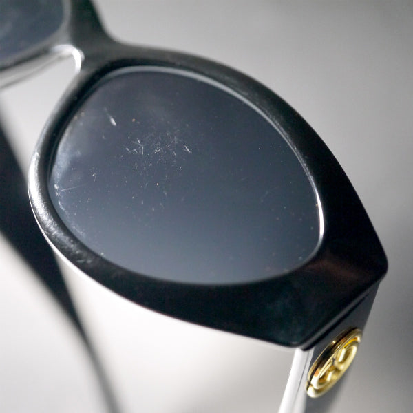 OLD Gucci  ダブルGサングラス(ケース付き/黒)