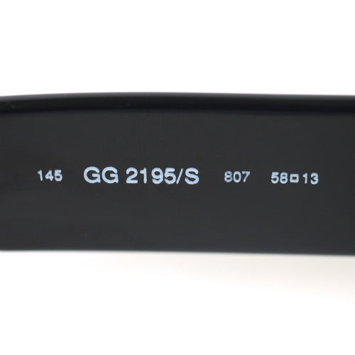 OLD Gucci  ダブルGサングラス(ケース付き/黒)