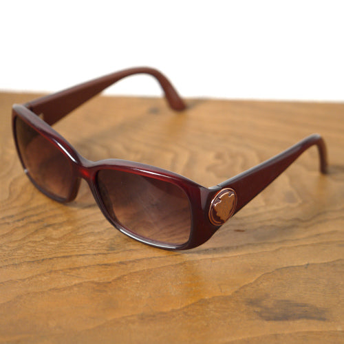 OLD Gucci  クレストモチーフサングラス(バーガンディ)