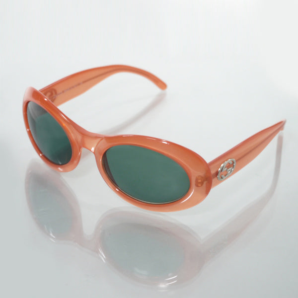 OLD Gucci  ダブルGサングラス(ケース付き/クリアレッド)