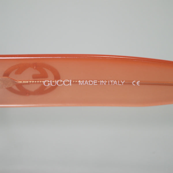 OLD Gucci  ダブルGサングラス(ケース付き/クリアレッド)