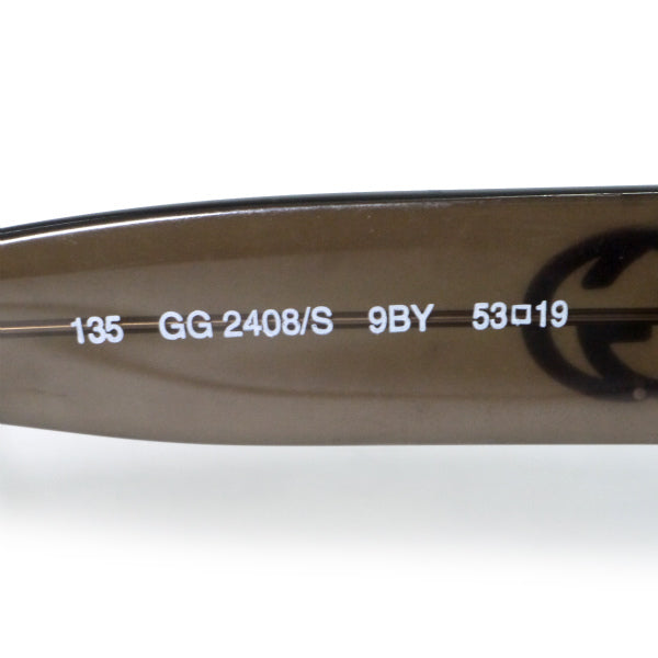 OLD Gucci  ダブルGサングラス（クリアブラウン）