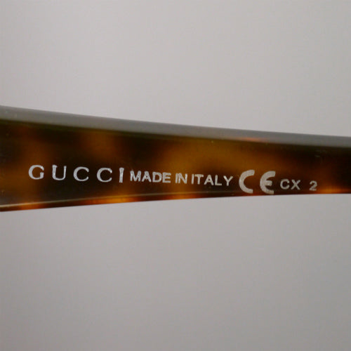 Gucci 　べっ甲フレームサングラス(茶)