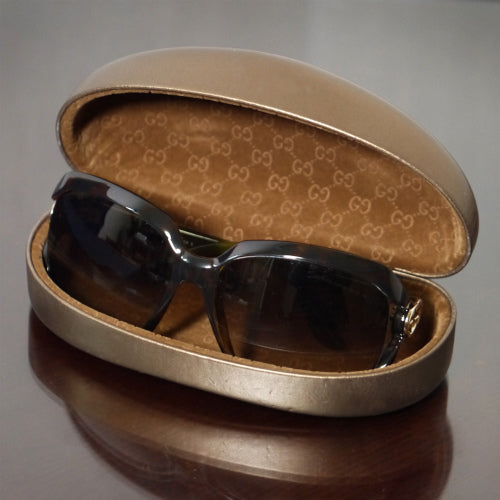 Gucci 　べっ甲フレームサングラス(茶)