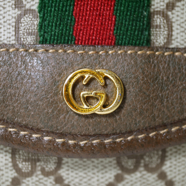 OLD Gucci シェリー マルチポーチ（茶）