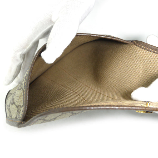 OLD Gucci シェリー マルチポーチ（茶）