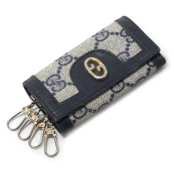 OLD Gucci 4連キーケース（青）