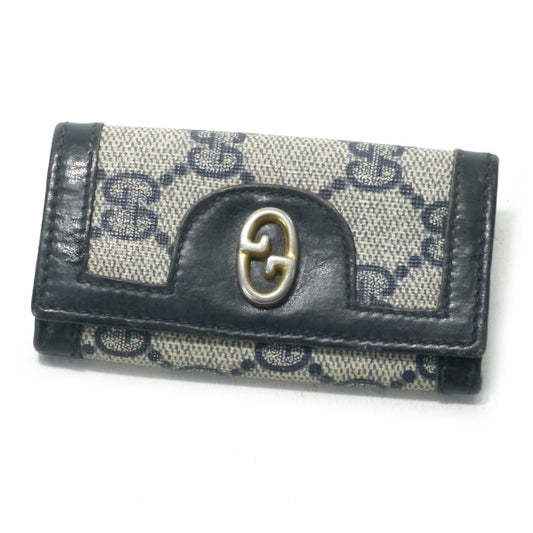 OLD Gucci 4連キーケース（青）