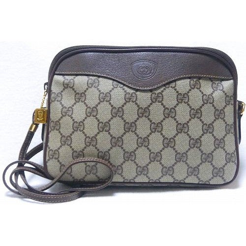 OLD Gucci シンプルポシェット（茶）