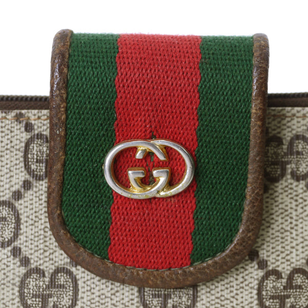 OLD Gucci シェリーフラットポーチ（茶）
