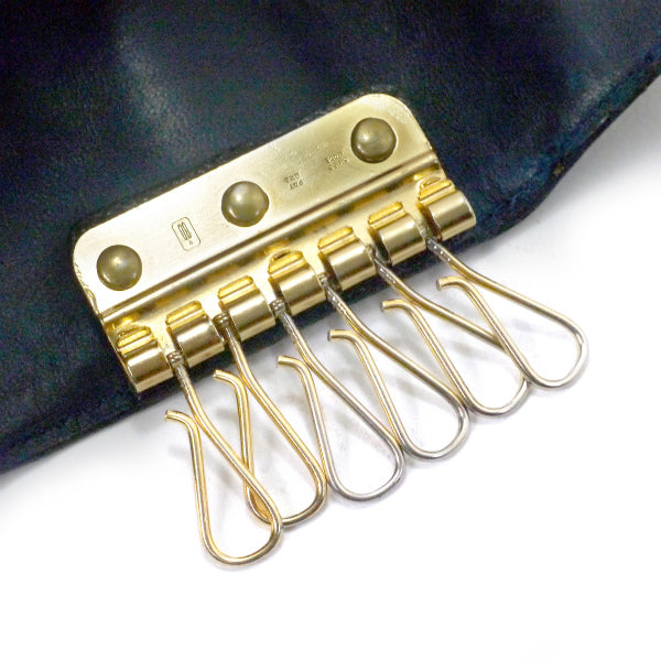 OLD Gucci シェリー6連キーケース（青/箱付き）