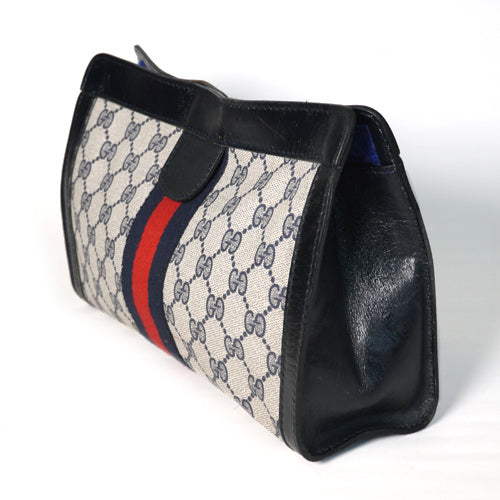 OLD Gucci セカンドバッグ（青）