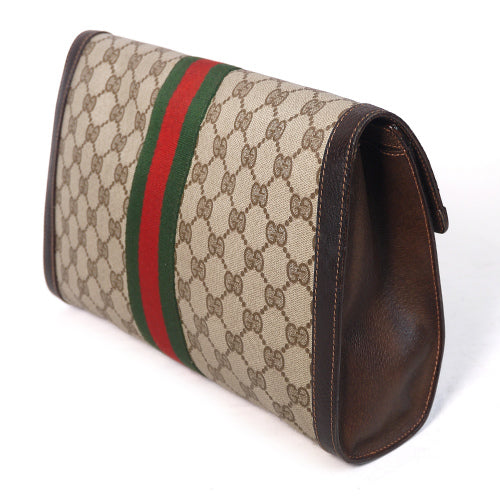 OLD Gucci  クラッチバッグ（大・茶）