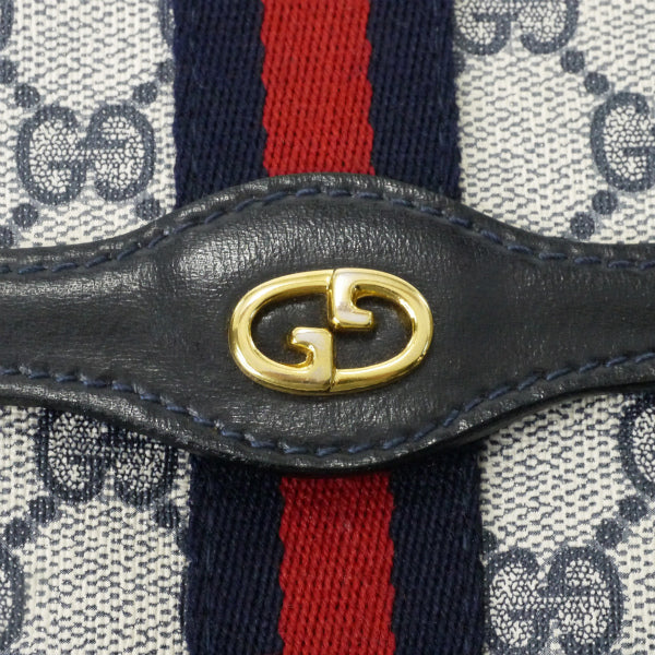 OLD Gucci ポーチ/クラッチバッグ（青・小）