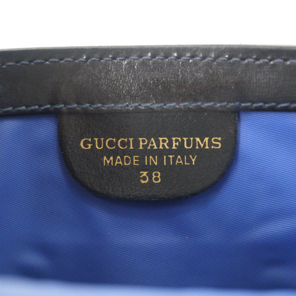 OLD Gucci ポーチ/クラッチバッグ（青・小）