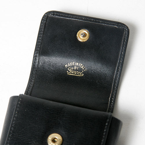 OLD Gucci　総革タバコケース（黒）