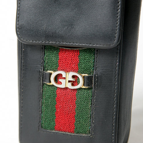 OLD Gucci　総革タバコケース（黒）