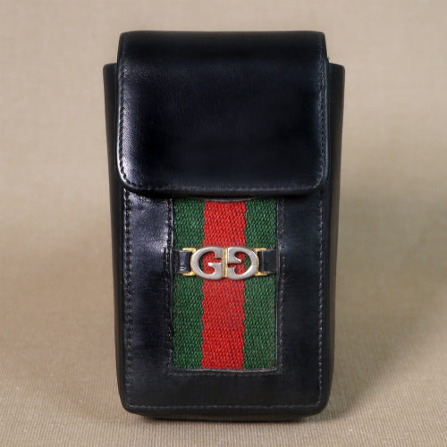 OLD Gucci　総革タバコケース（黒）