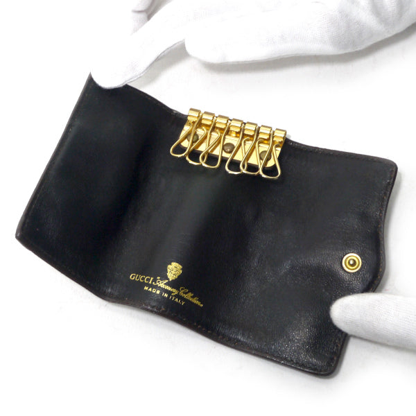 OLD Gucci シェリー6連キーケース（茶）