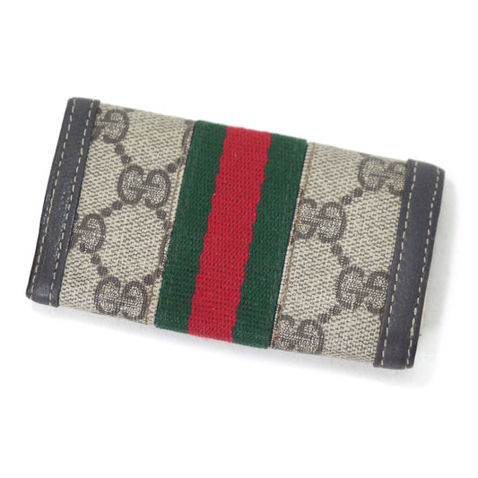 OLD Gucci シェリー4連キーケース（茶）